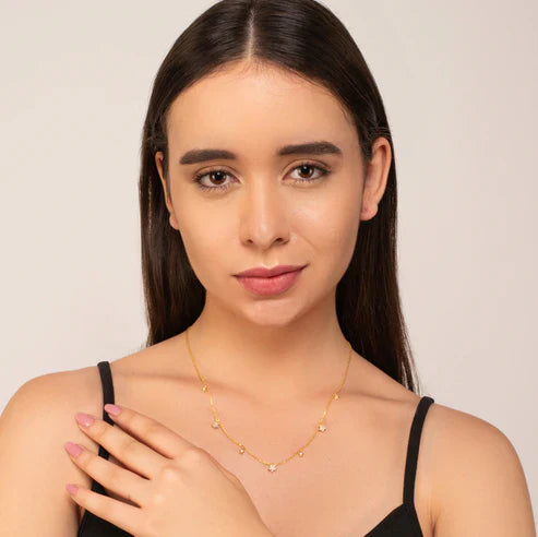 Flower Galaxy Necklace - 925 Silver - Limited Edition Drop