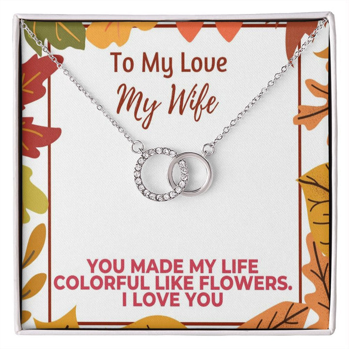 Unique Gift To Your Beautiful Wife - Dual Circlet Necklace