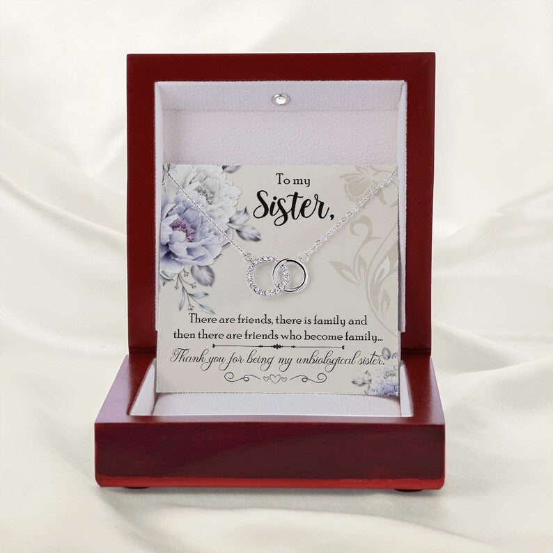 Beautiful Gift For My Sister - Dual Circlet Necklace