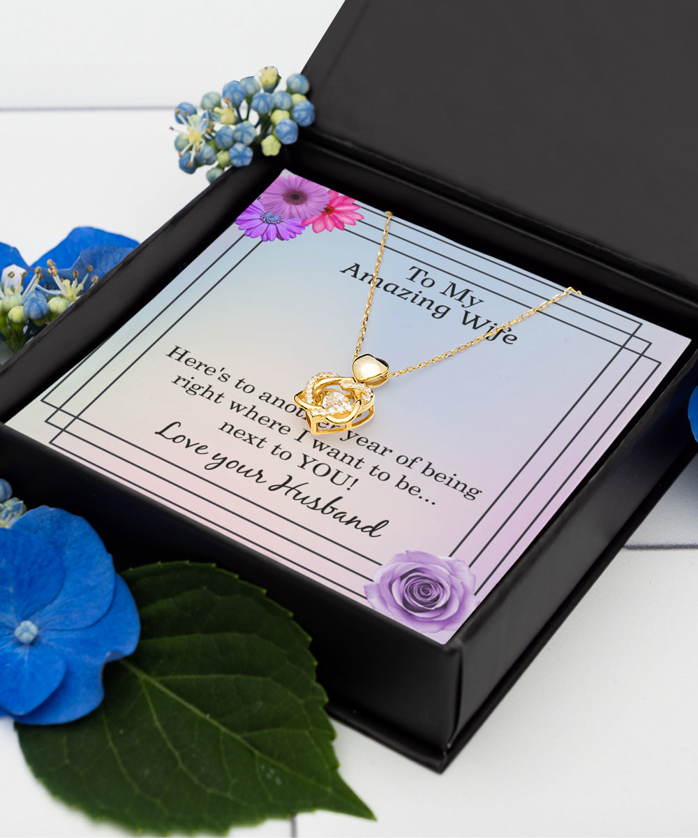 Beautiful Gift To Your Beautiful Wife - Dancing Heart Necklace
