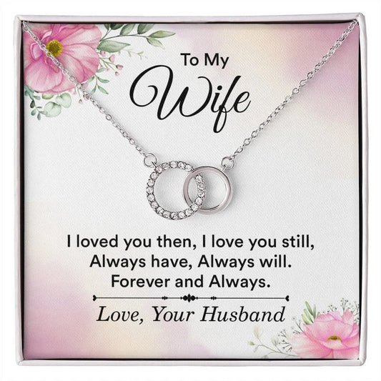 Beautiful Gift To My Wife - Dual Circlet Necklace