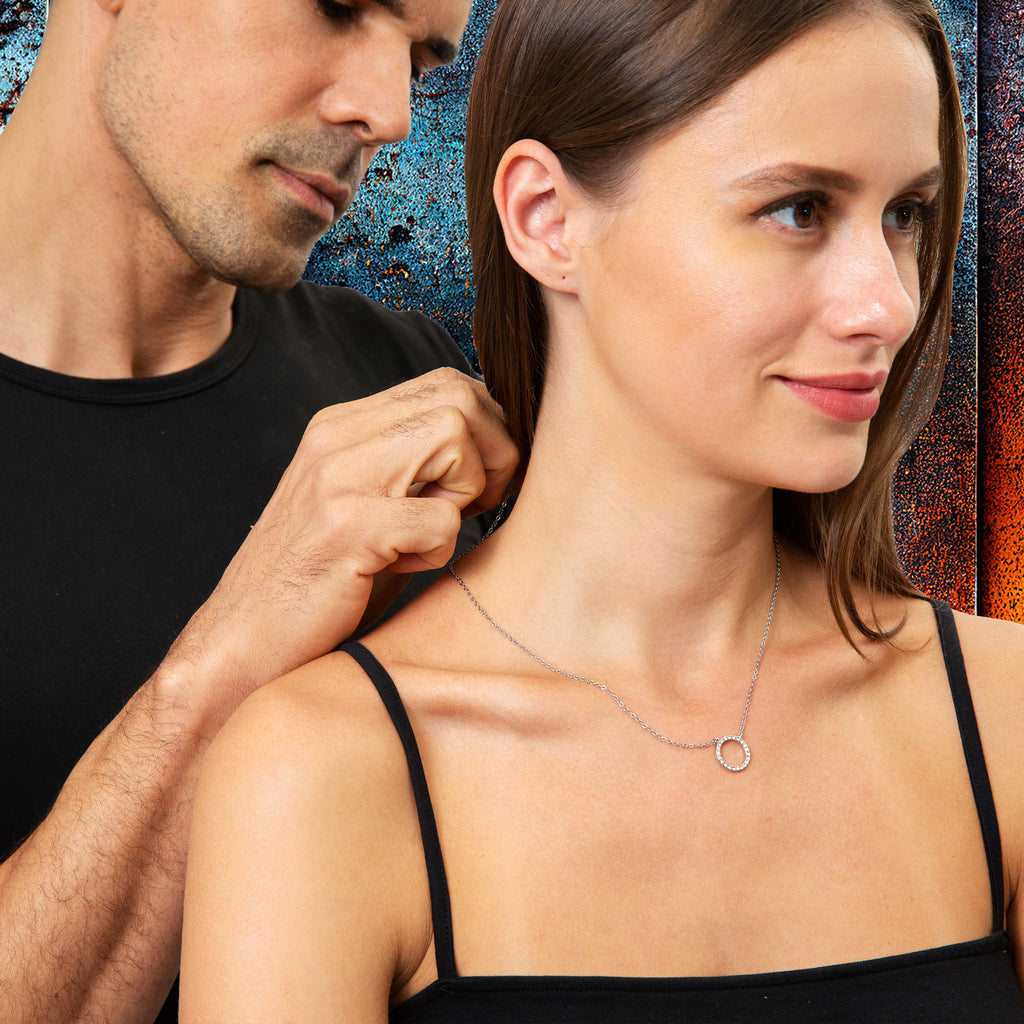 Beautiful Gift For My Wife - Dual Circlet Necklace