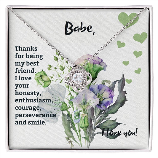 Unique Gift For My Girlfriend - Interstellar Solitaire Necklace