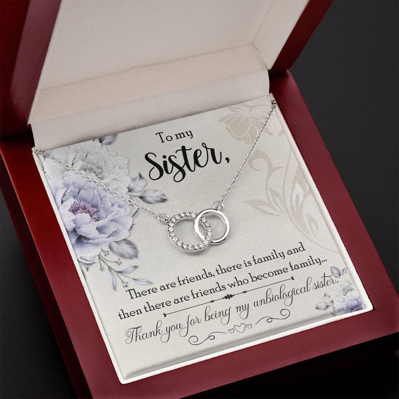Beautiful Gift For My Sister - Dual Circlet Necklace