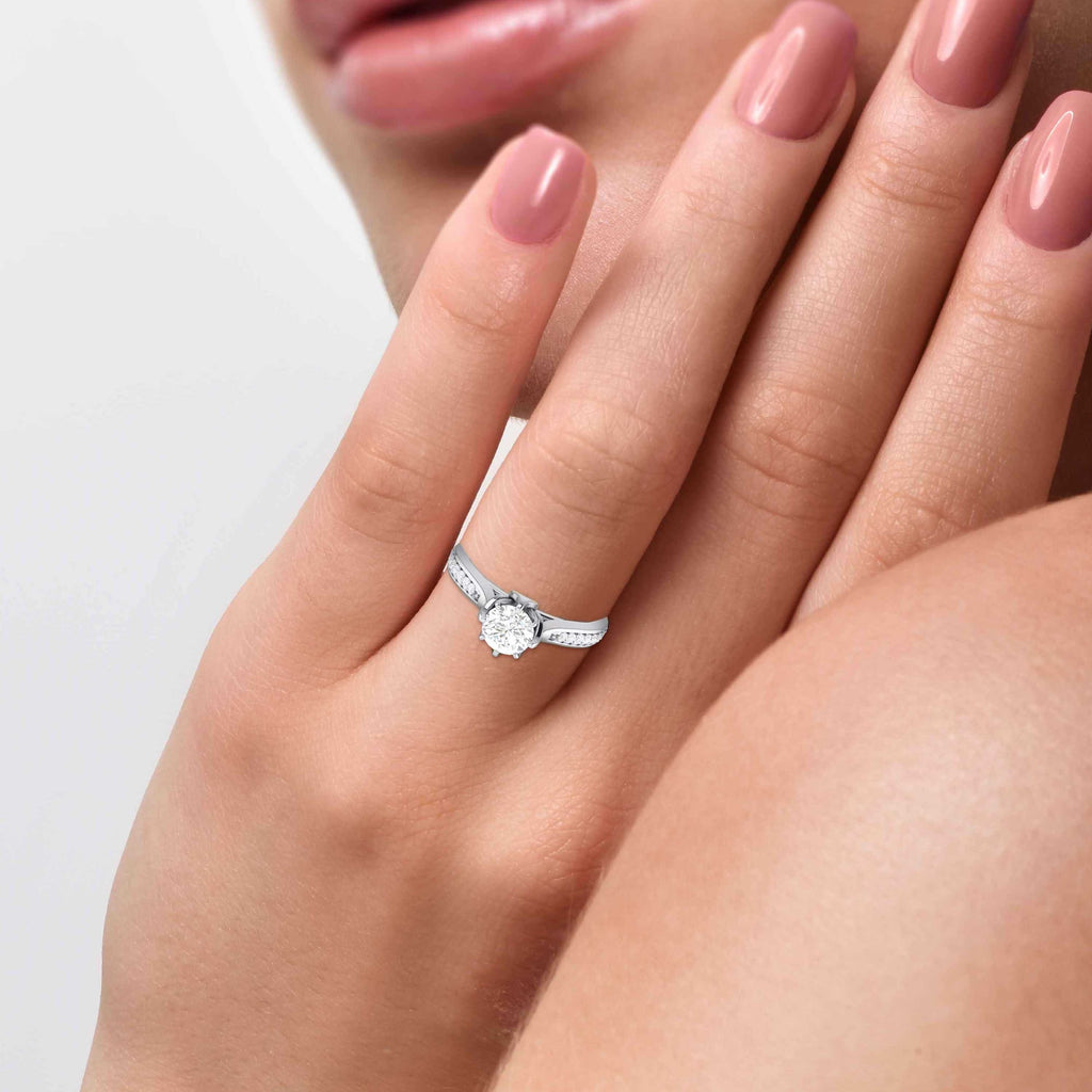 925 Sterling Silver Proposal Ring - Adjustable Size