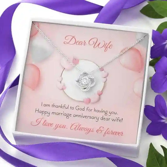 I love You Gift For Your Wife - Interstellar Solitaire Necklace