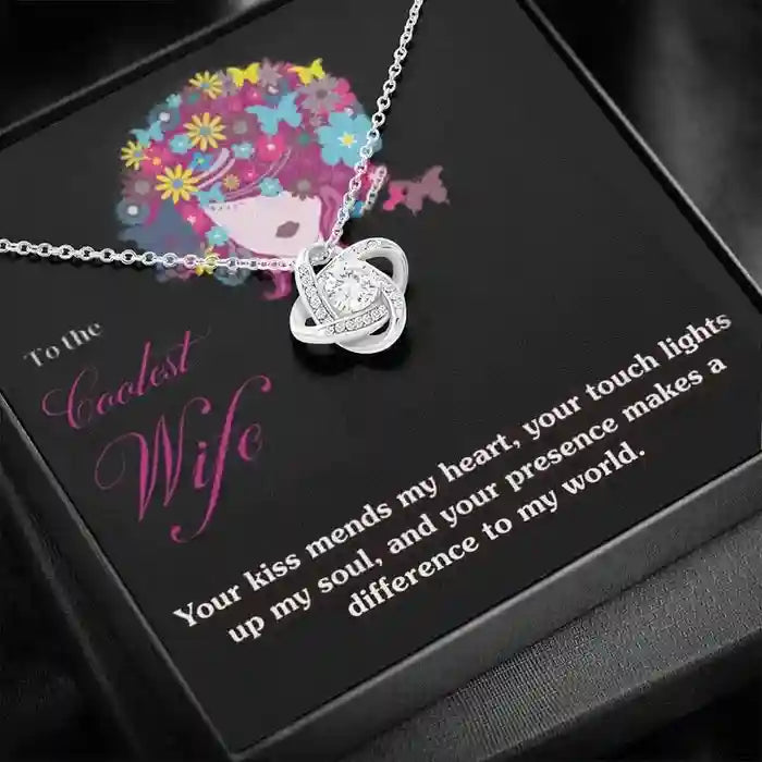 Beautiful Gift For My Coolest Wife - Interstellar Solitaire Necklace