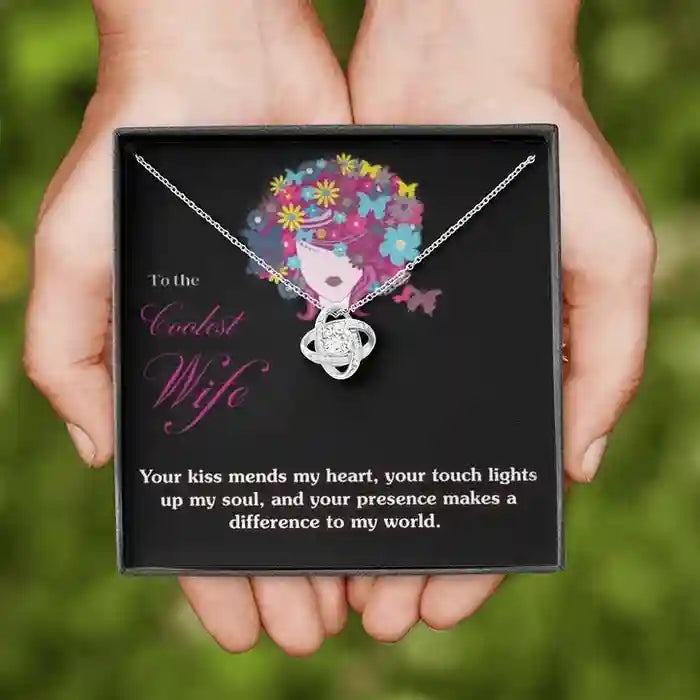 Beautiful Gift For My Coolest Wife - Interstellar Solitaire Necklace