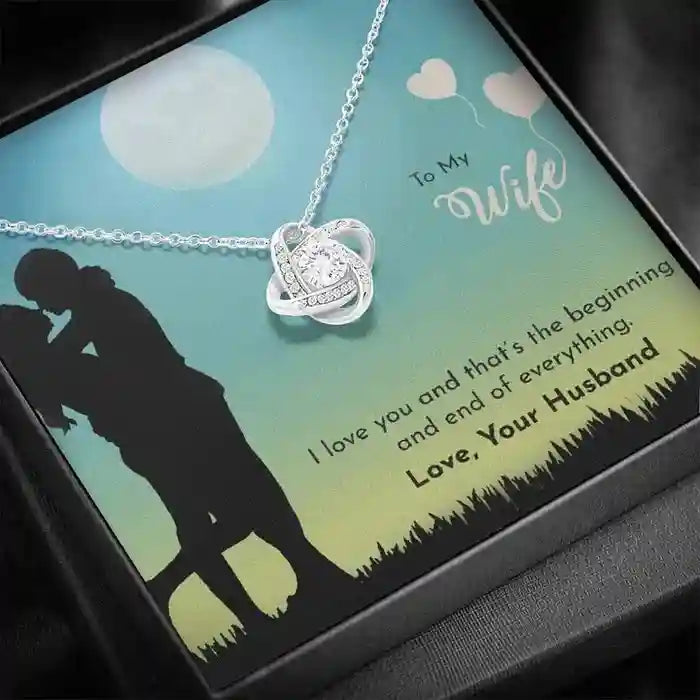Amazing Gift For My Beautiful Wife - Interstellar Solitaire Necklace