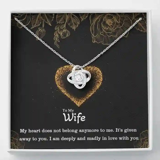 Precious Heartfelt Gift For Wife - Interstellar Solitaire Necklace