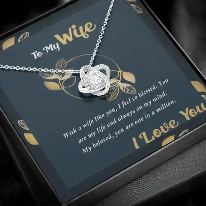 Beautiful Gift For Loving Wife - Interstellar Solitaire Necklace