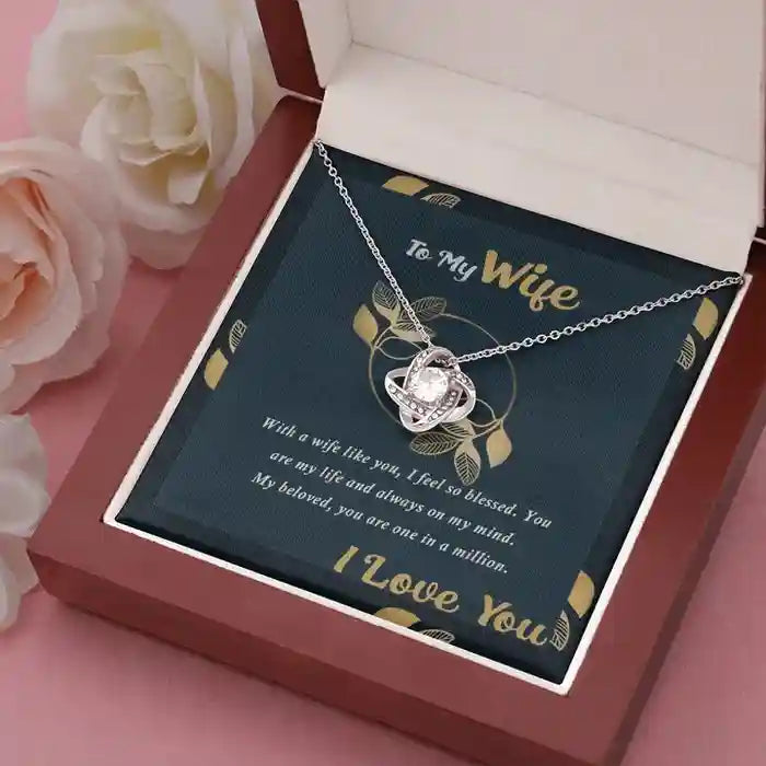 Beautiful Gift For Loving Wife - Interstellar Solitaire Necklace