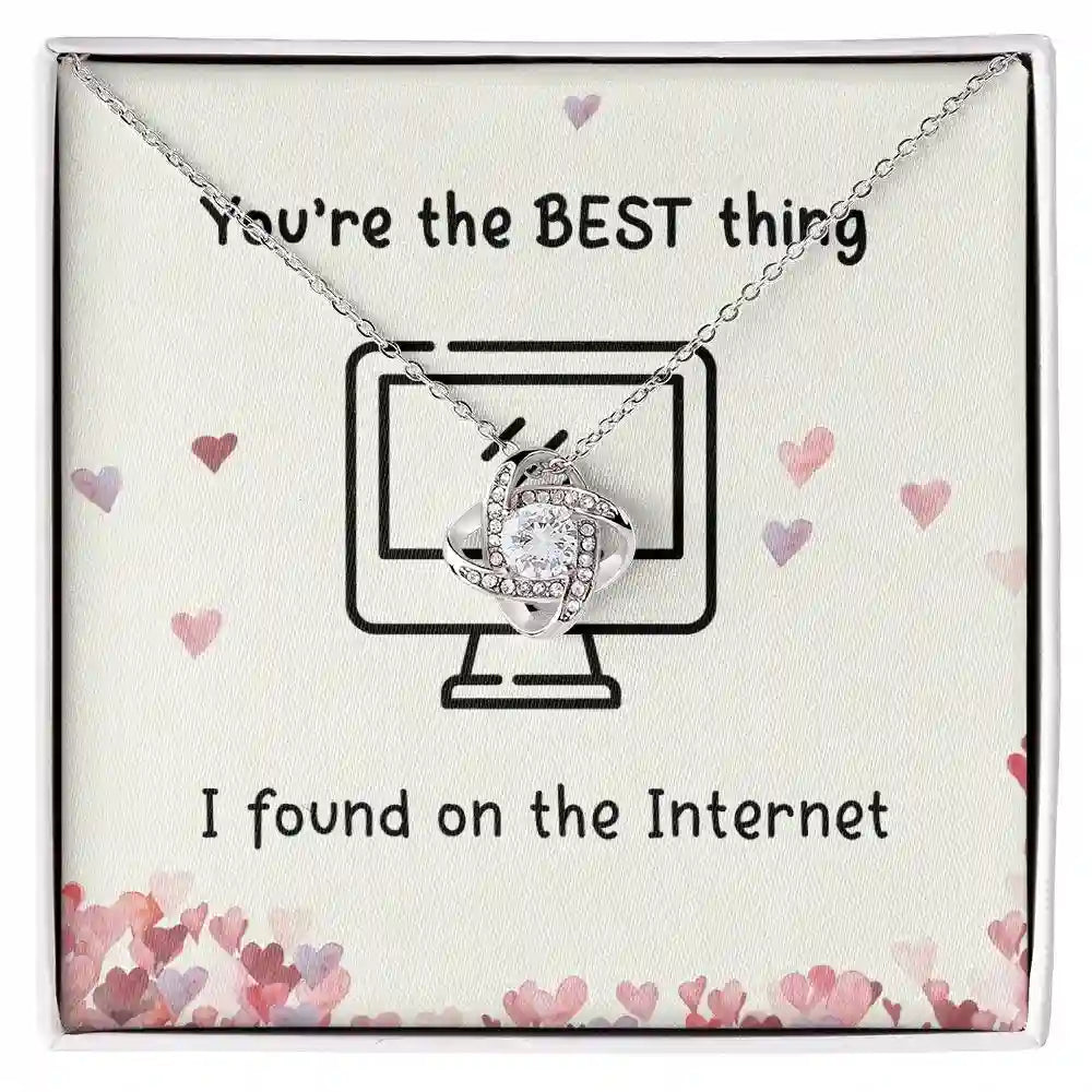 Perfect Gift For Your Internet Match Partner - Interstellar Solitaire Necklace
