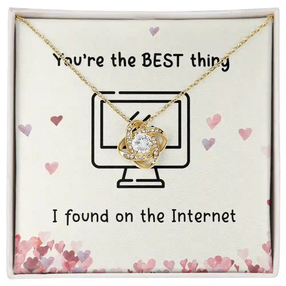 Perfect Gift For Your Internet Match Partner - Interstellar Solitaire Necklace