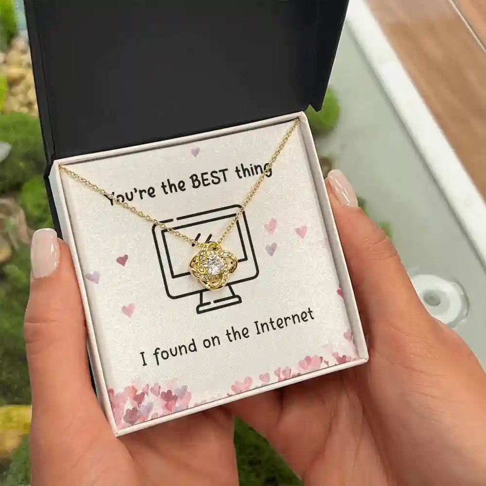 Perfect Gift For Your Internet Match Partner - Interstellar Solitaire Necklace
