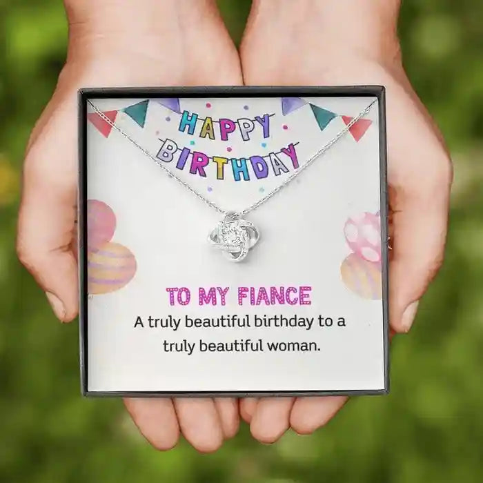 Birthday Gift For Fiance - Interstellar Solitaire Necklace