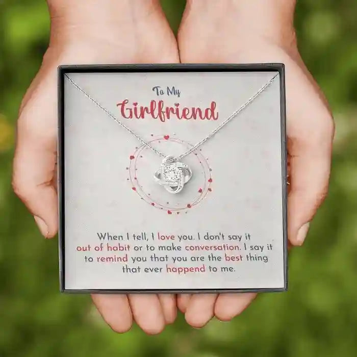 Elegance With Love - Interstellar Solitaire Necklace