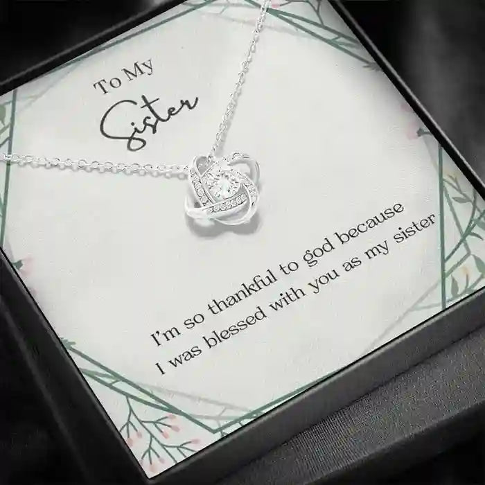 Unique Gift For Your Beautiful Sister - Interstellar Solitaire Necklace