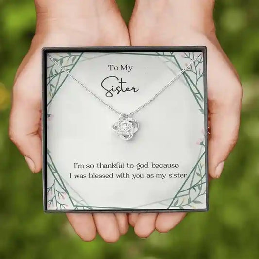 Unique Gift For Your Beautiful Sister - Interstellar Solitaire Necklace