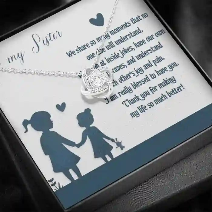 To Your Lovely Sister - Interstellar Solitaire Necklace