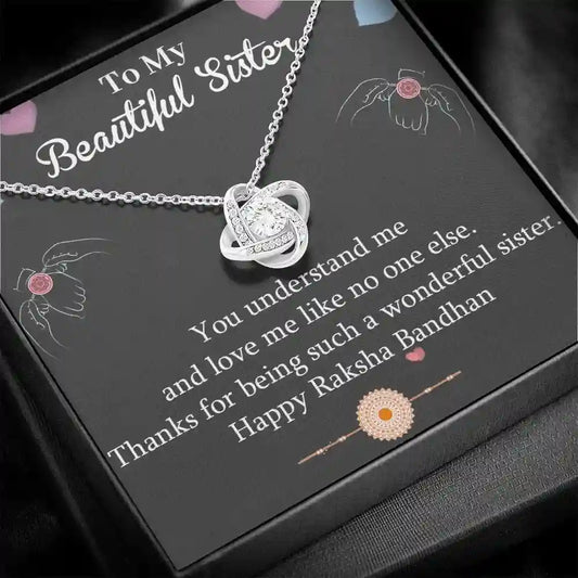 Raksha Bandhan Gift For Sister - Interstellar solitaire Necklace