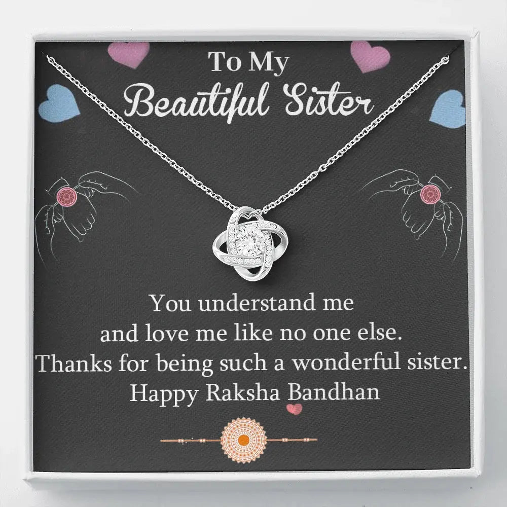 Raksha Bandhan Gift For Sister - Interstellar solitaire Necklace