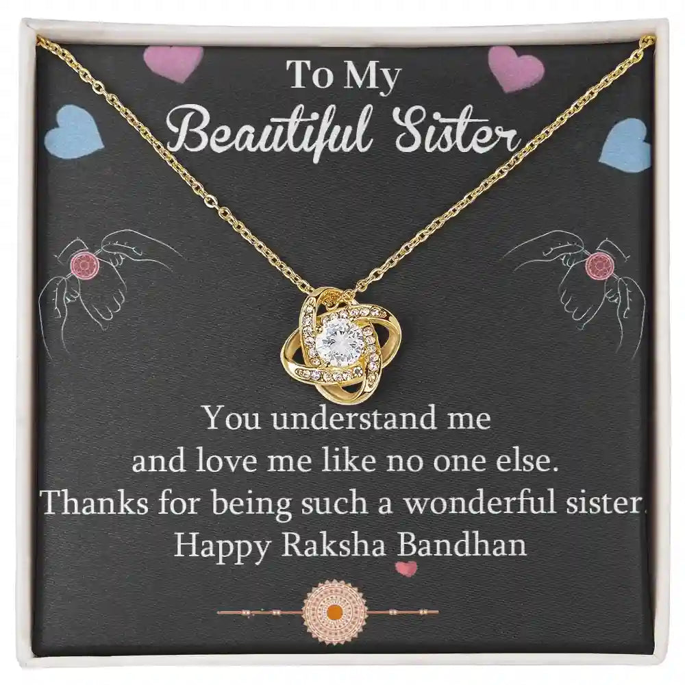 Raksha Bandhan Gift For Sister - Interstellar solitaire Necklace