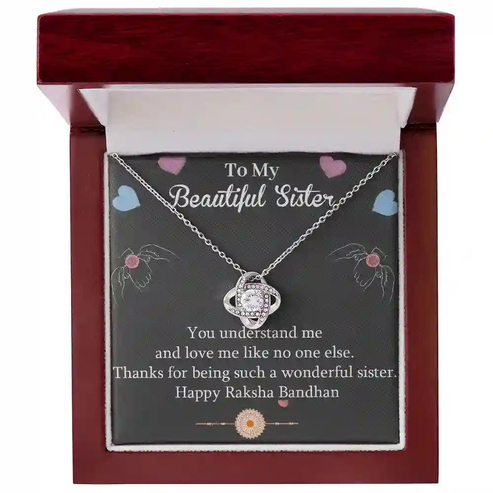 Raksha Bandhan Gift For Sister - Interstellar solitaire Necklace