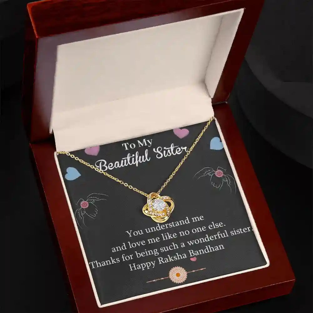 Raksha Bandhan Gift For Sister - Interstellar solitaire Necklace