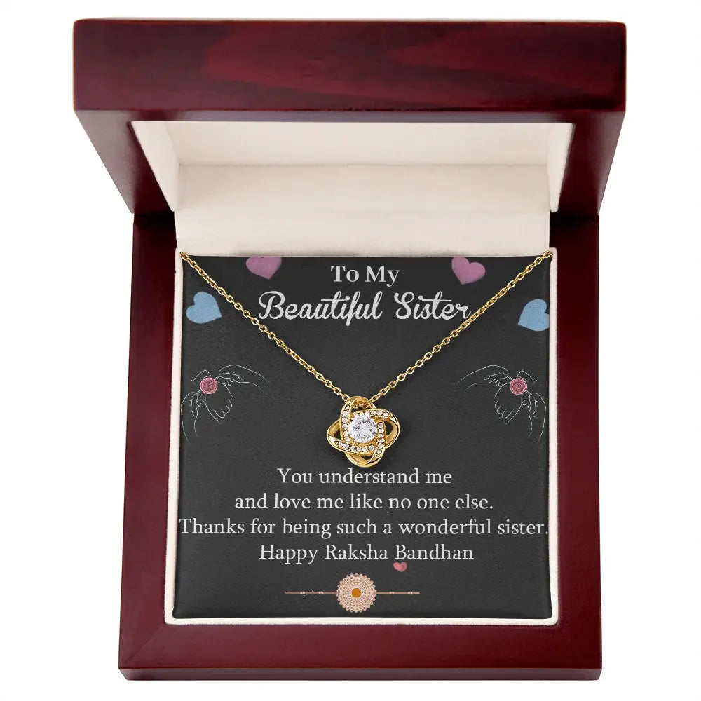 Raksha Bandhan Gift For Sister - Interstellar solitaire Necklace