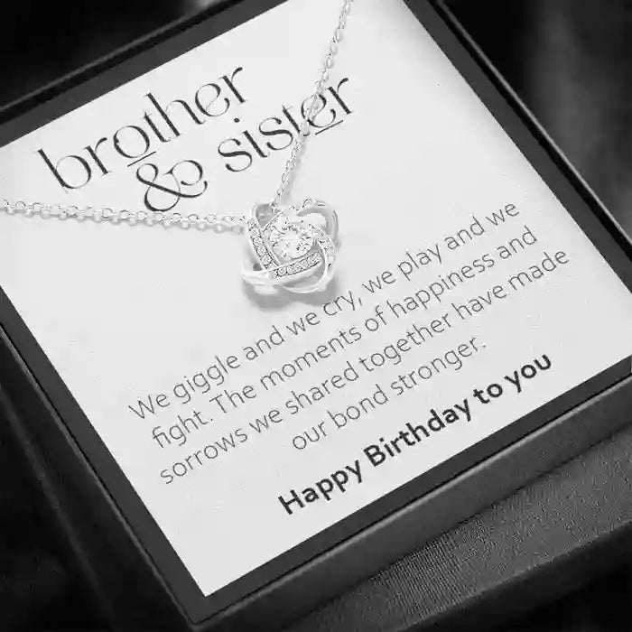 Beautiful Gift For Brother & Siter Love - Interstellar Solitaire Necklace