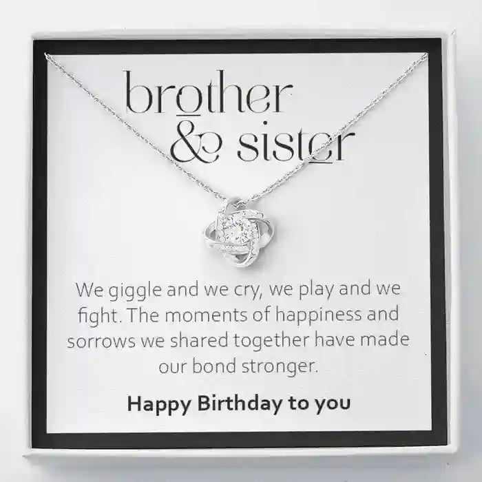 Beautiful Gift For Brother & Siter Love - Interstellar Solitaire Necklace