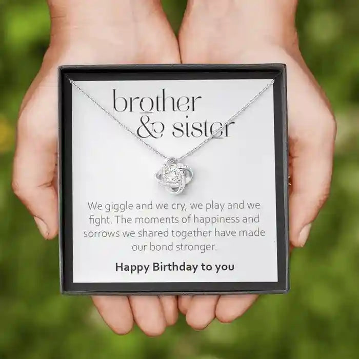 Beautiful Gift For Brother & Siter Love - Interstellar Solitaire Necklace