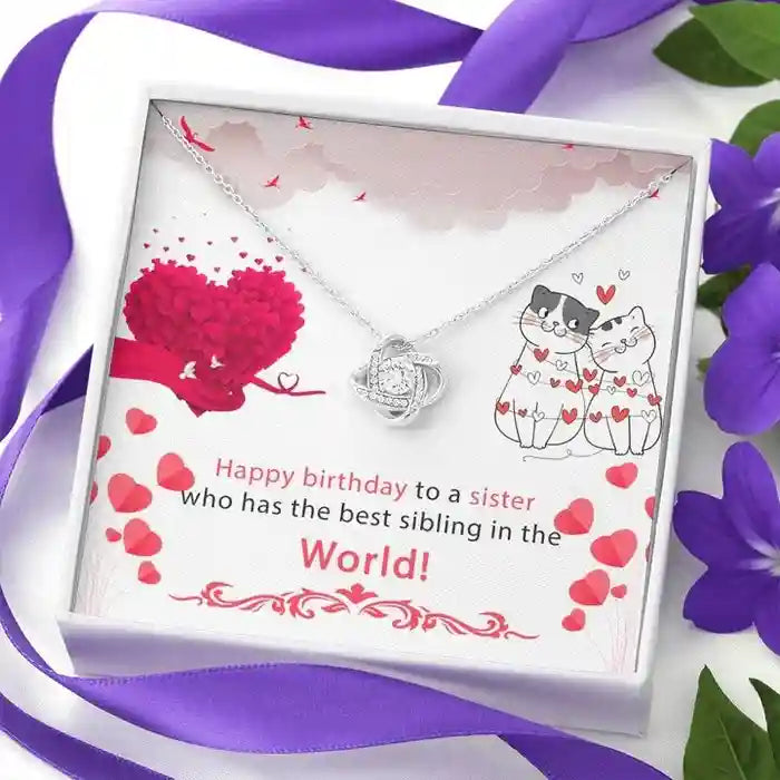 Beautiful Birthday Gift For Sister - Interstellar Solitaire Necklace