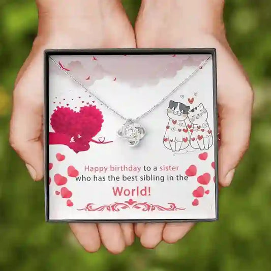 Beautiful Birthday Gift For Sister - Interstellar Solitaire Necklace