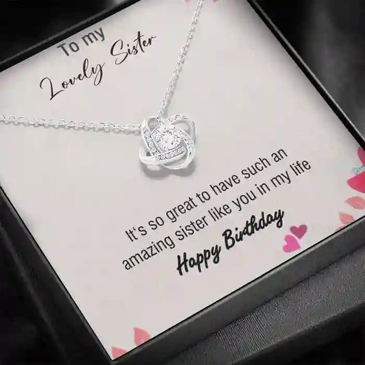 Most Heartfelt Gift For Sister - Interstellar Solitaire Necklace