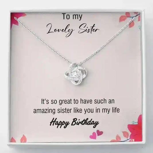 Most Heartfelt Gift For Sister - Interstellar Solitaire Necklace