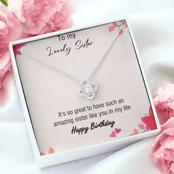 Most Heartfelt Gift For Sister - Interstellar Solitaire Necklace