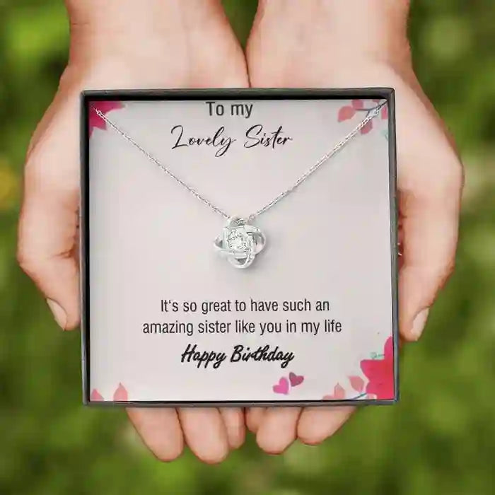 Most Heartfelt Gift For Sister - Interstellar Solitaire Necklace
