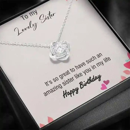 Birthday Gift For Your Lovely Sister - Interstellar Solitaire Necklace