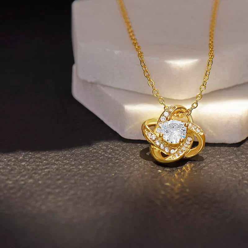 Interstellar Solitaire Silver Necklace