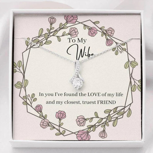 Exclusive Beautiful Gift for Wife - Ribbon Love Necklace