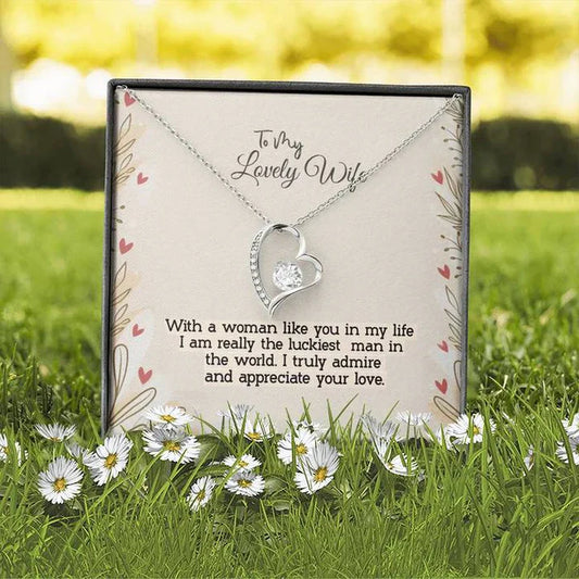 Perfect Silver Gift for Wife - Pure Silver Necklace Gift