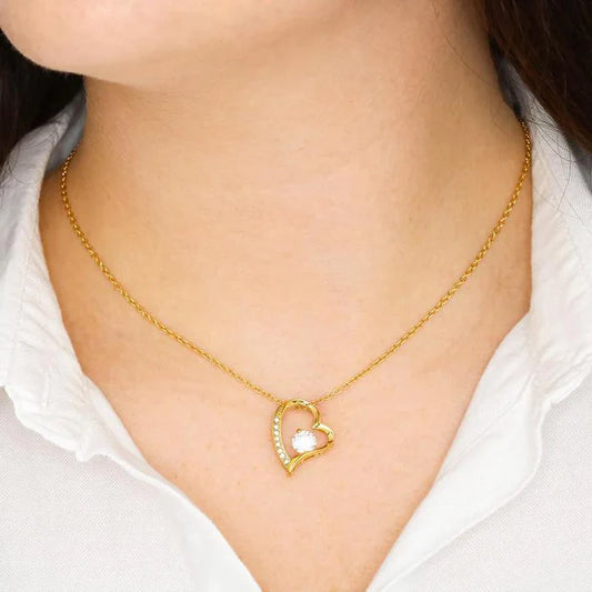 Special Gift For Your Love - Pure Silver Heart Necklace Gift Set