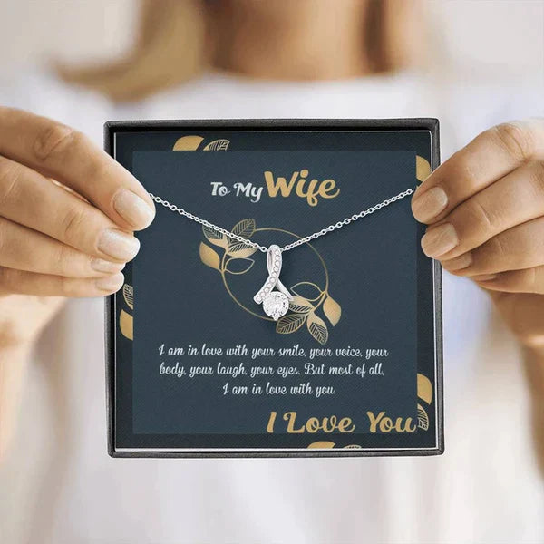 Exclusive Style To Say I Love You - Ribbon Love Necklace