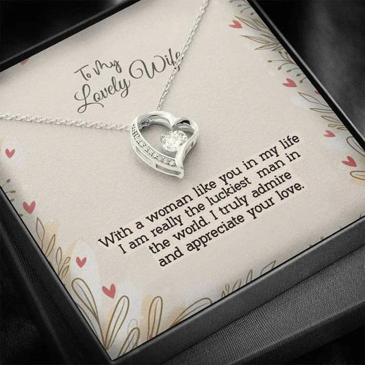 Perfect Silver Gift for Wife - Pure Silver Necklace Gift