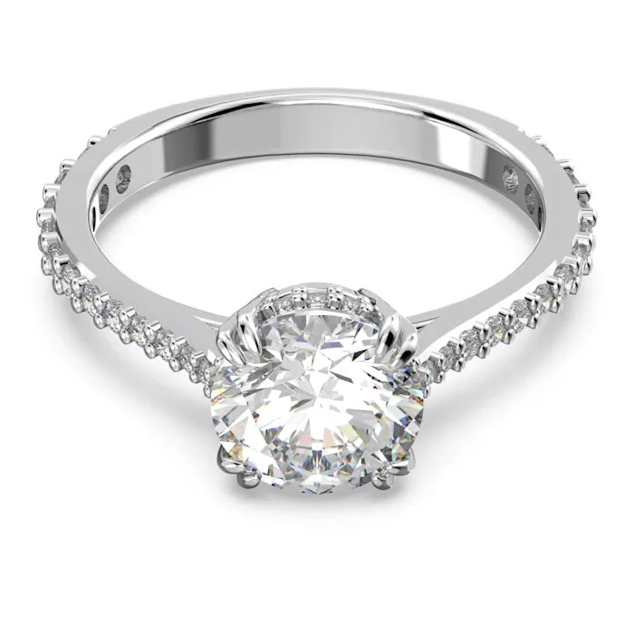 Constella Cocktail Pure Silver Ring - Adjustable Size