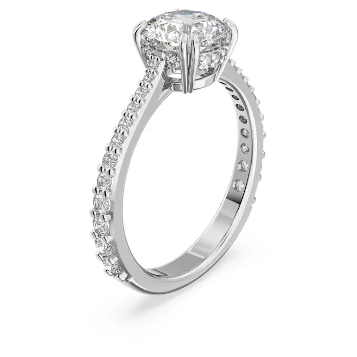 Constella Cocktail Pure Silver Ring - Adjustable Size