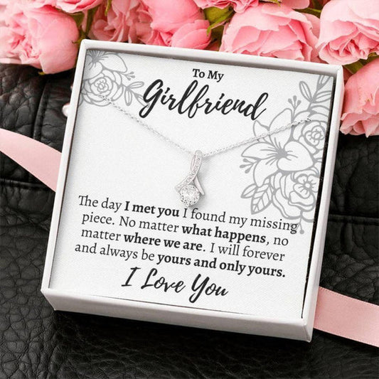 Best Jewellery Gift For Girlfriend - Ribbon Love Necklace