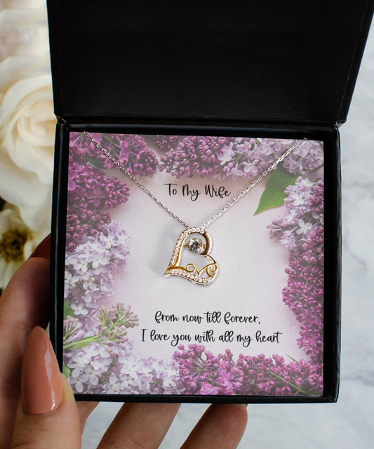 Beautiful Gift For My Beautiful Wife - Love Heart Necklace